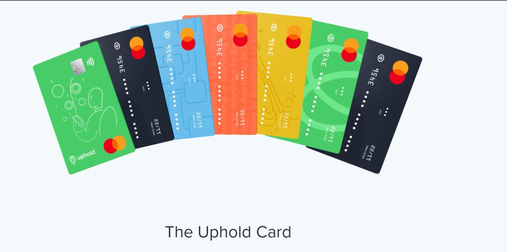 uphold crypto debit card